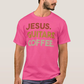 Camiseta Café Jesús Guitars - Guitar Worshi