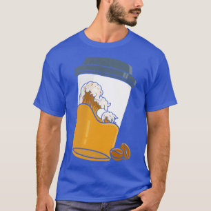 Camiseta Café Kanagawa Gran Ola Japonesa