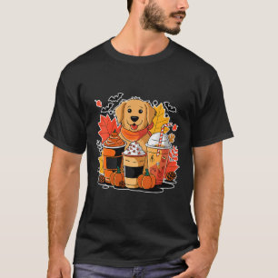 Camiseta Café Latte con Especias de Calabaza Retriever Dora