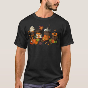 Camiseta Café latte de especias de calabaza para mujeres ot