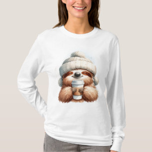 Camiseta Café Latte De Temporada Acogedor