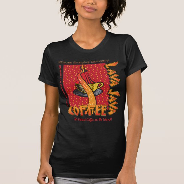 Camiseta Café Lava Java Hawaiano (Anverso)