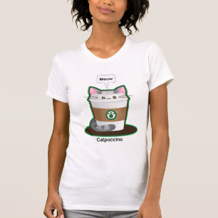 Camiseta Café lindo del gato
