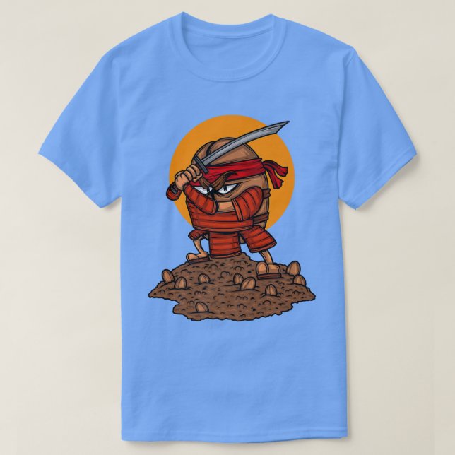 Camiseta Café Lover Café Bean Café Samurai   (Diseño del anverso)