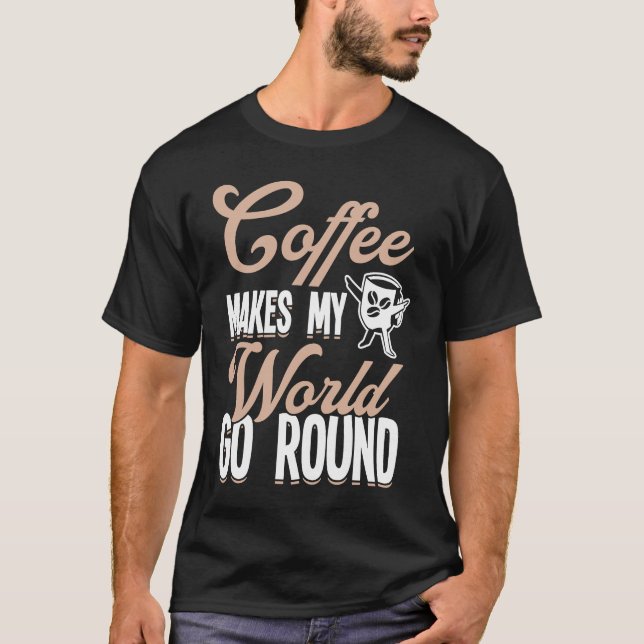 Camiseta Café Lover Espresso Barista Cappuccino Latte Art (Anverso)