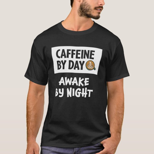 Camiseta Café Lover Espresso Drinker Caffeine Addictos (Anverso)