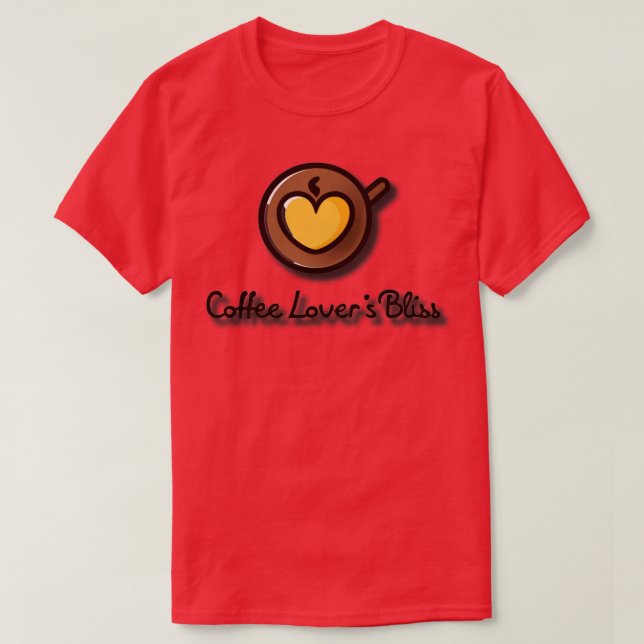Camiseta Café Lovers Bliss 2 (Diseño del anverso)