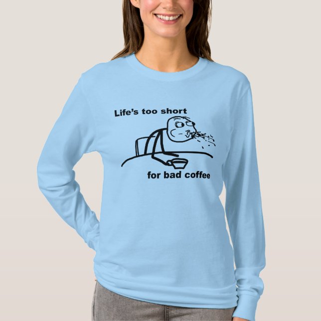 Camiseta Café malo (Anverso)