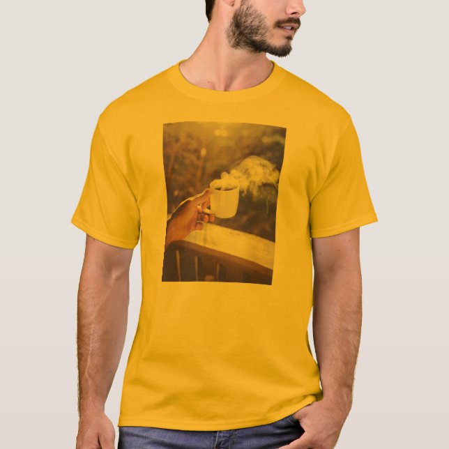Camiseta café matutino (Anverso)