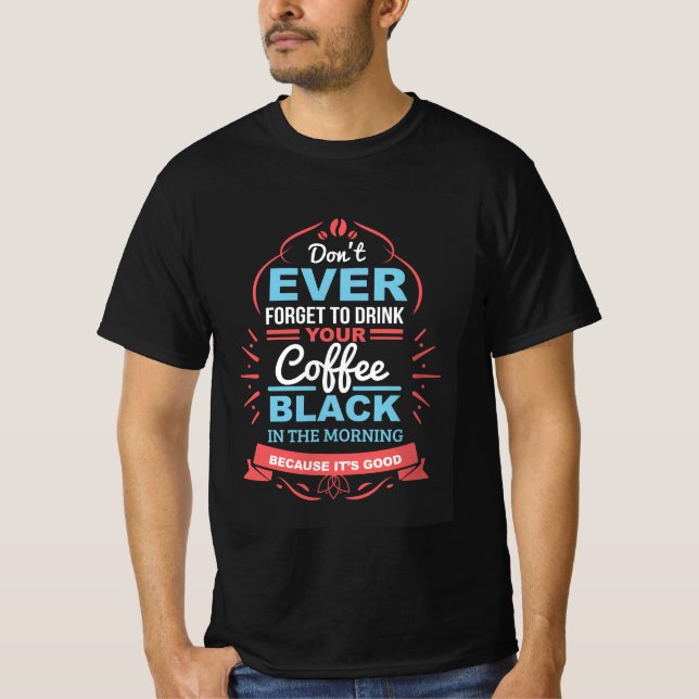 Camiseta Café matutino (Anverso)