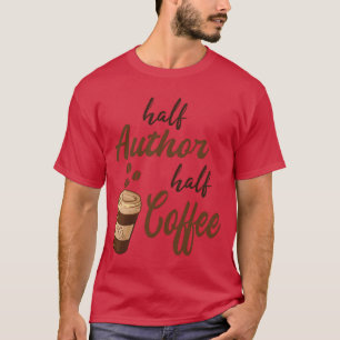 Camiseta Café medio au half divertido