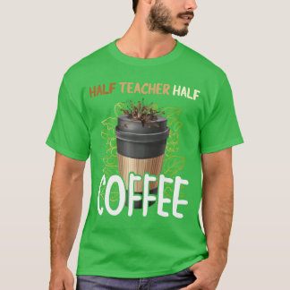Camiseta Café medio Medio comelón Primer día de regreso a l