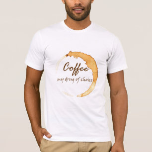 Camiseta Café - mi droga de la opción