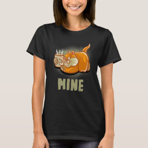 Camiseta Café Mina Mug Barista Cappuccino Gatos Kitten Ca