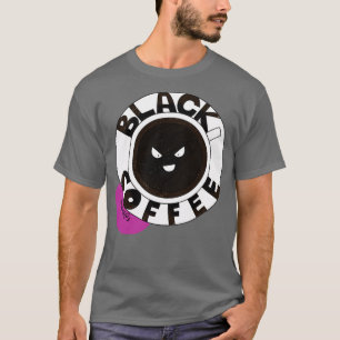 Camiseta café negro negro negro negro