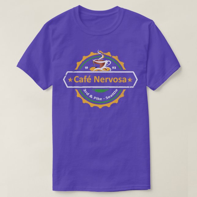 Camiseta Cafe Nervosa de Frasier (Diseño del anverso)
