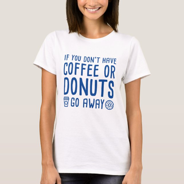 Camiseta Café O Donuts (Anverso)