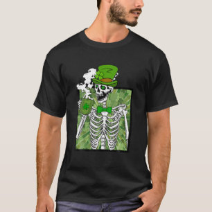 Camiseta Café para beber esqueleto, Día de San Patricio, Ir