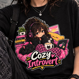 Camiseta Café para Introvertidos Acogedores