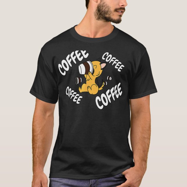 Camiseta Café Pastor Alemán (Anverso)