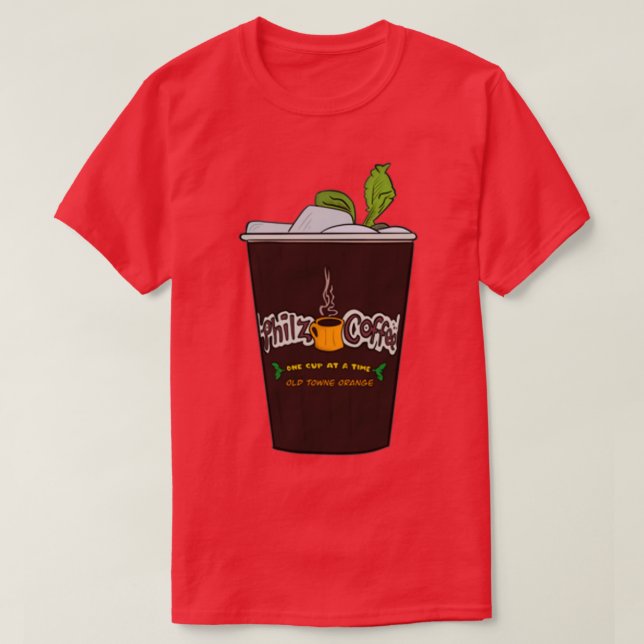 Camiseta Café Philz  (Diseño del anverso)