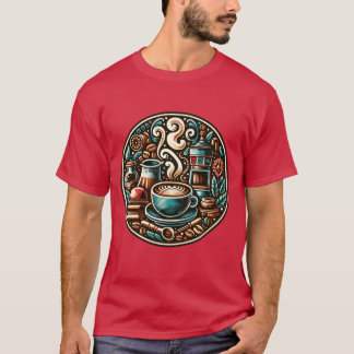 Camiseta Café Placa vintage
