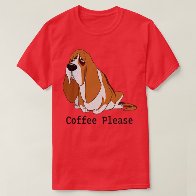 Camiseta Café por favor1 (Diseño del anverso)