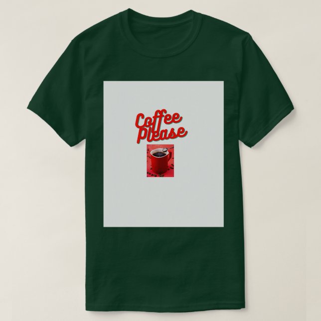 Camiseta Café, por favor 6 (Diseño del anverso)