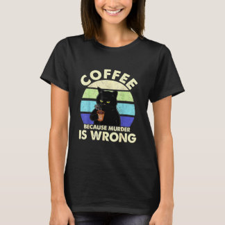 Camiseta Café Porque El Asesinato Es Erróneo