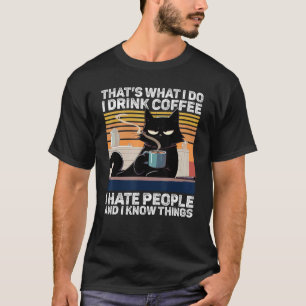 Camiseta Café Porque El Asesinato Es Incorrecto Divertido G