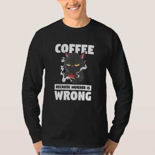 Camiseta Café Porque El Asesinato Es Un Animal Mascota Equi