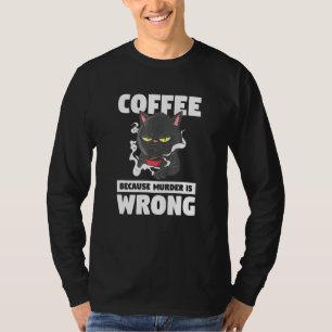 Camiseta Café Porque El Asesinato Es Un Animal Mascota Equi
