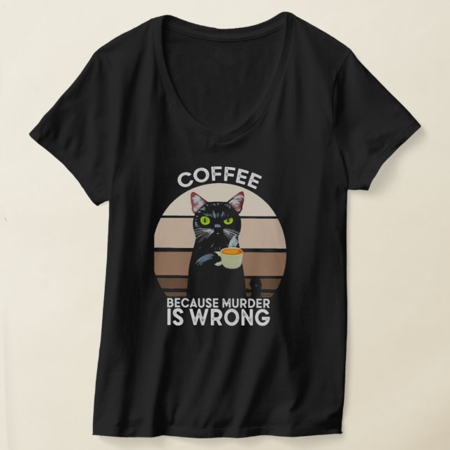 Camiseta Café porque el asesinato está mal (Distribución )
