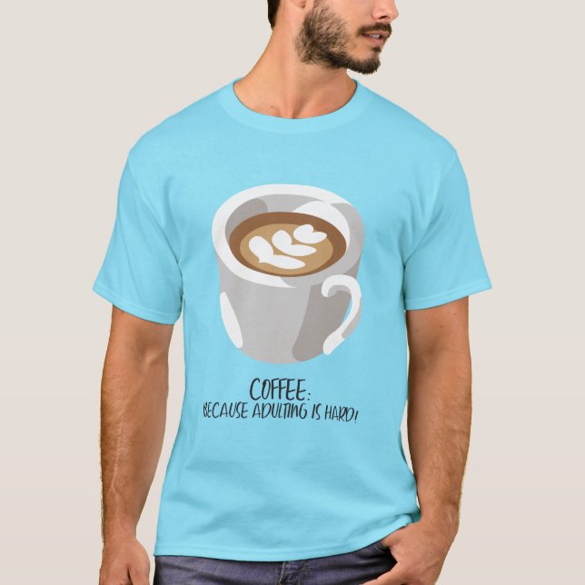 Camiseta Café: ¡Porque es difícil adular! (Anverso)
