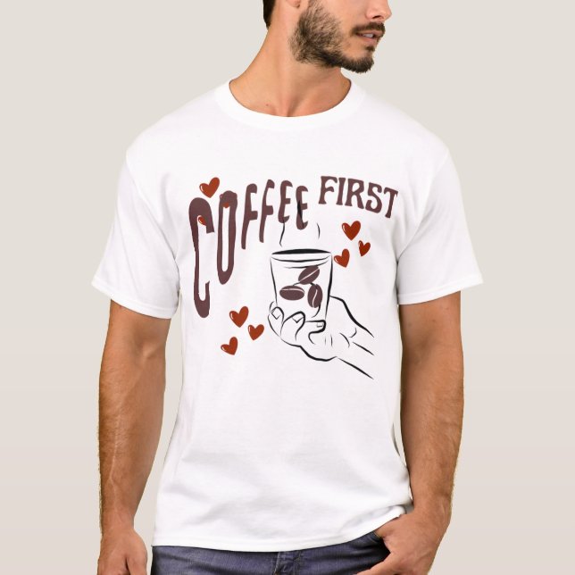 Camiseta Café Primero Amor Lindo (Anverso)