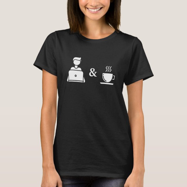 Camiseta Café Programador Para Programador 2 (Anverso)