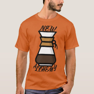 Camiseta café químico Nueva alquimia