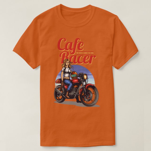 Camiseta Cafe racer (Diseño del anverso)