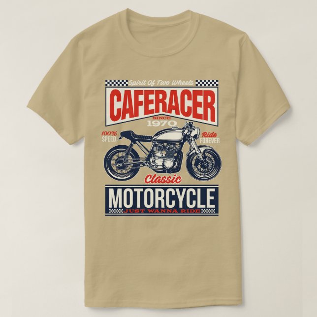 Camiseta Cafe Racer (Diseño del anverso)