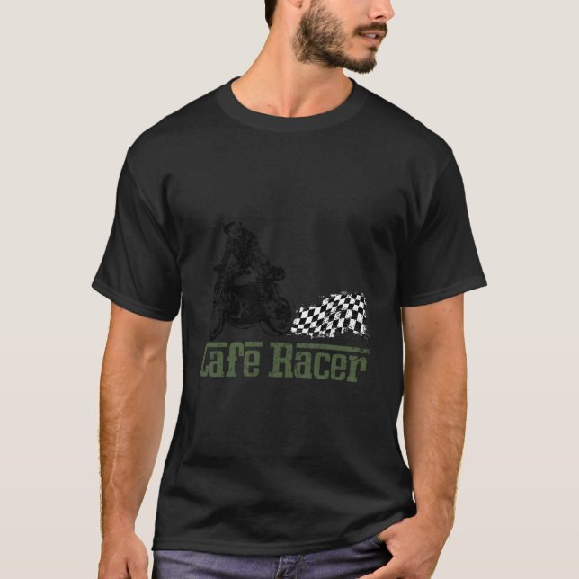 Camiseta Cafe Racer Biker Ns Juventud (Anverso)