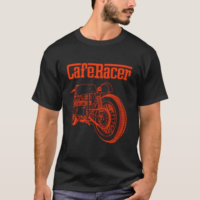 Camiseta Cafe Racer Biker Ns Youth (Anverso)