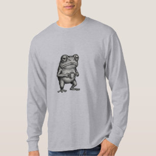 Camiseta Café Rana Gruñona Diseño Vintage Lunes por la Maña