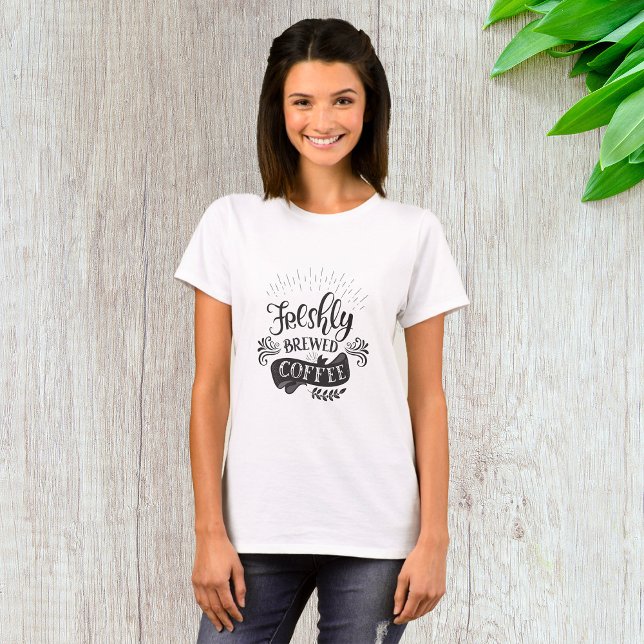 Camiseta Café recién preparado (Subido por el creador)
