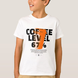 Camiseta Café Retro Combustible Matutino 67 Taza Motivación