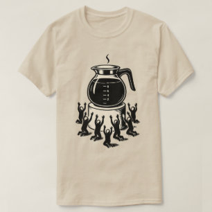Camiseta Café Retro Divertido – Adorar Café