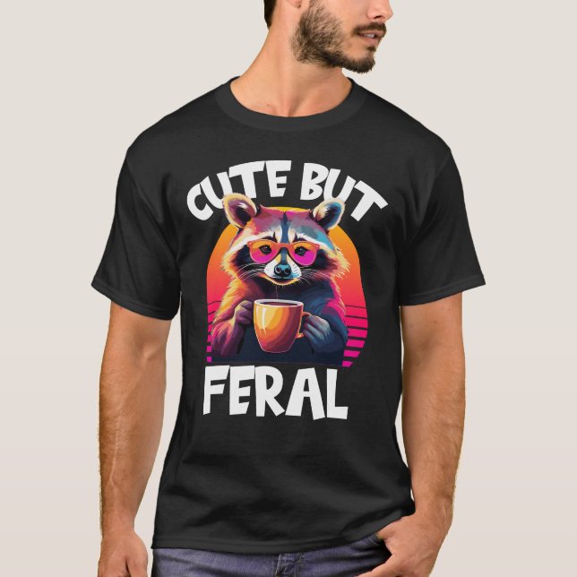 Camiseta Café retro lindo pero férreo (Anverso)