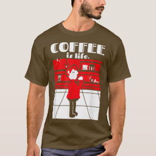 Camiseta Café Retro Lover Bebedor de café Lover