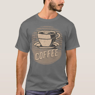 Camiseta Café retro vintage