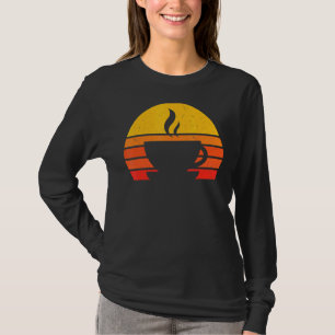 Camiseta Café Retro Vintage Sunset Addicted Caffeine Bar