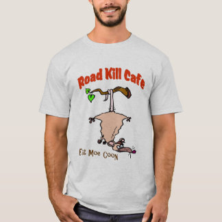 Camiseta Café Road Kill - Eat Moe Coon